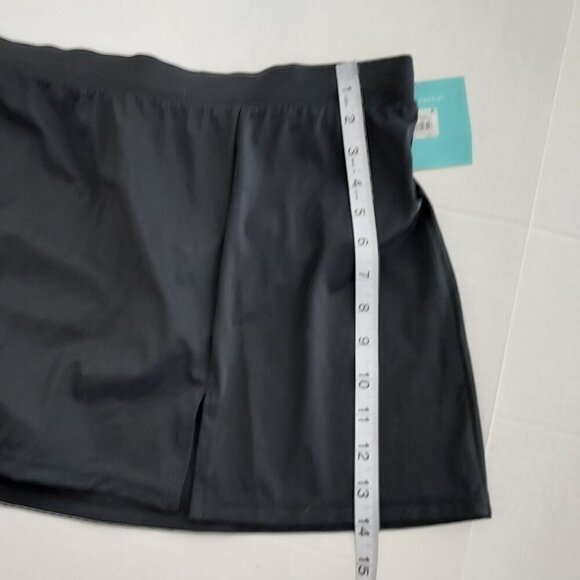 Bal Harbour Tummy Control Black Swim Skirtini Size 2X - Picture 2 of 6